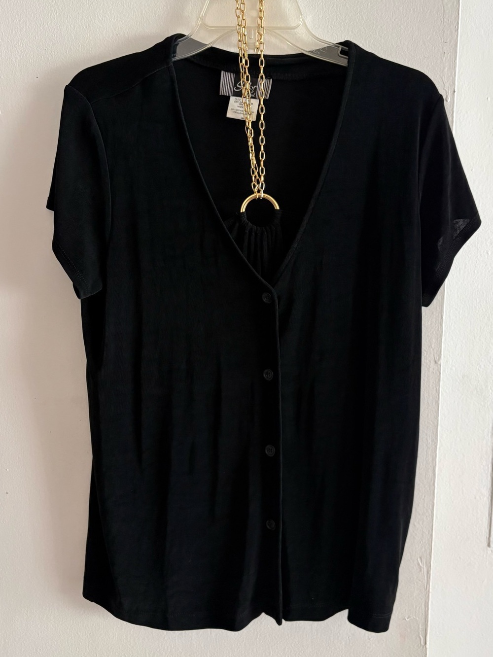 Vintage 90’s Slinky Brand Necklace Top